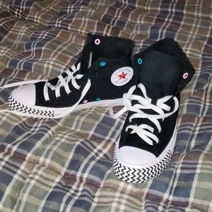 Converse All-Star High Tops with Zigzag Detail